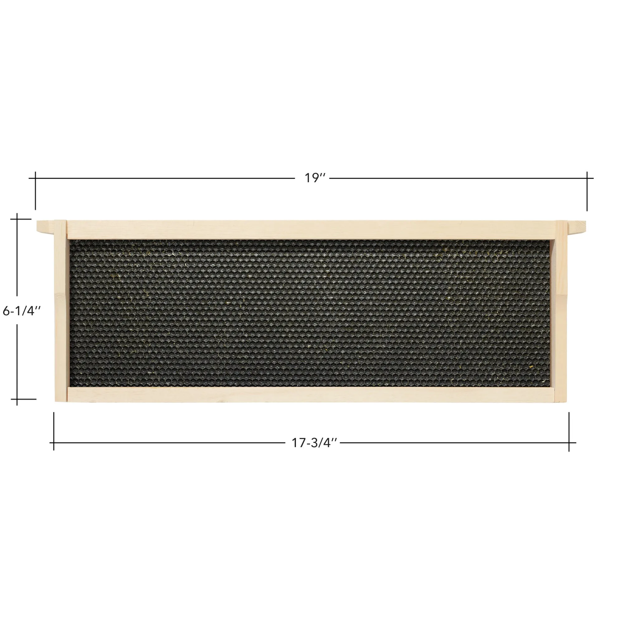 10-Pk Medium Super 6-1/4" Unassembled Hive Frames & Foundations