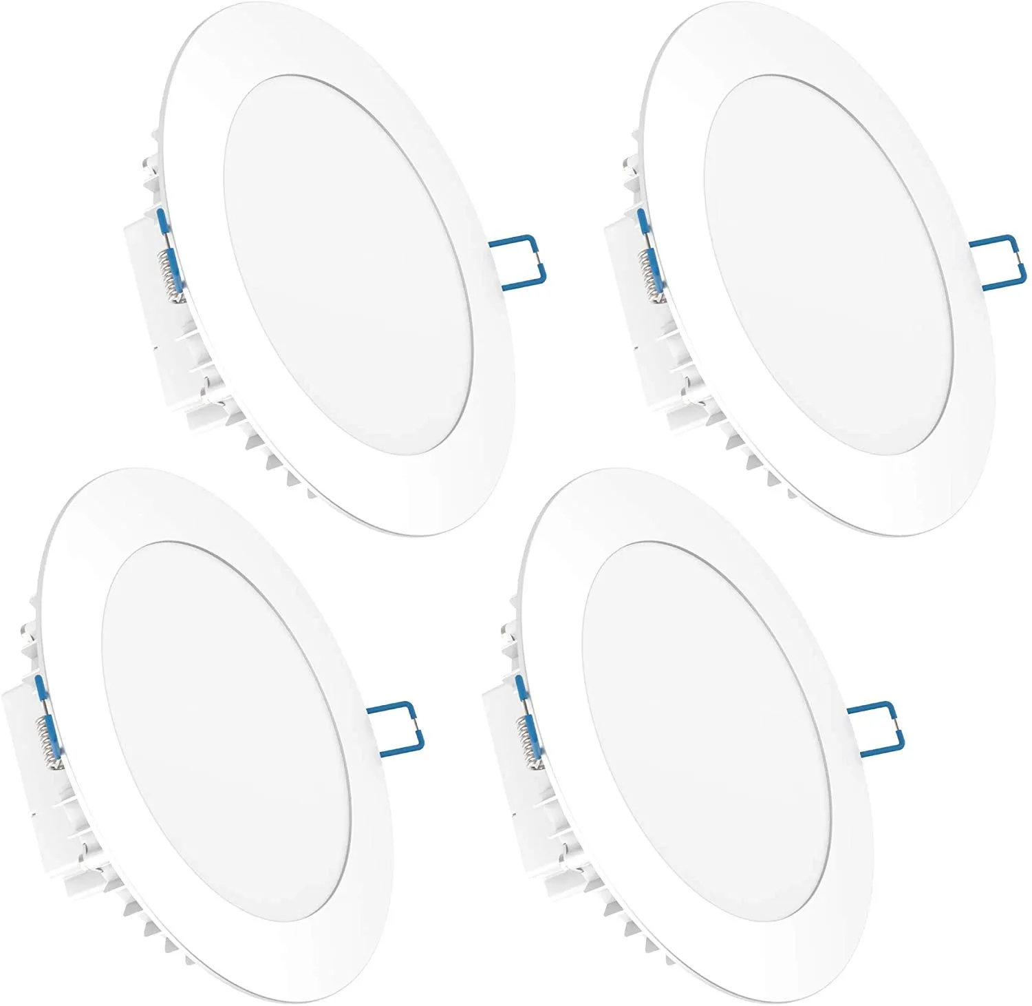 12 Pack 6 Inch Slim LED Downlight, Integrated Junction Box