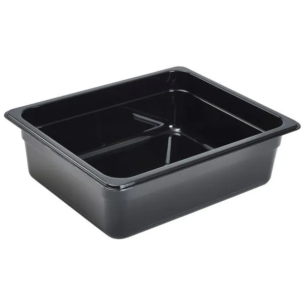 1/2 -Polycarbonate Gastronorm Pan 100mm Black