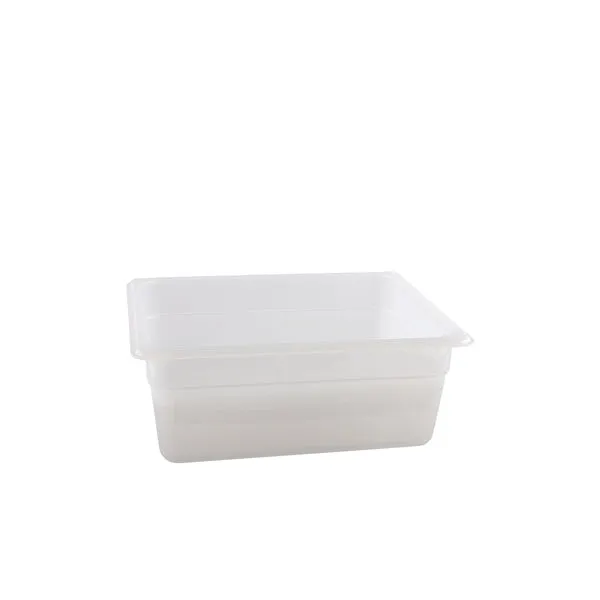 1/2 Size Polypropylene Gastronorm Pan 150mm Deep Clear