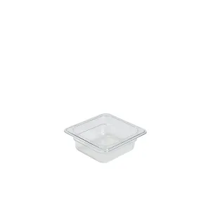 1/6 -Polycarbonate Gastronorm Pan 65mm Clear