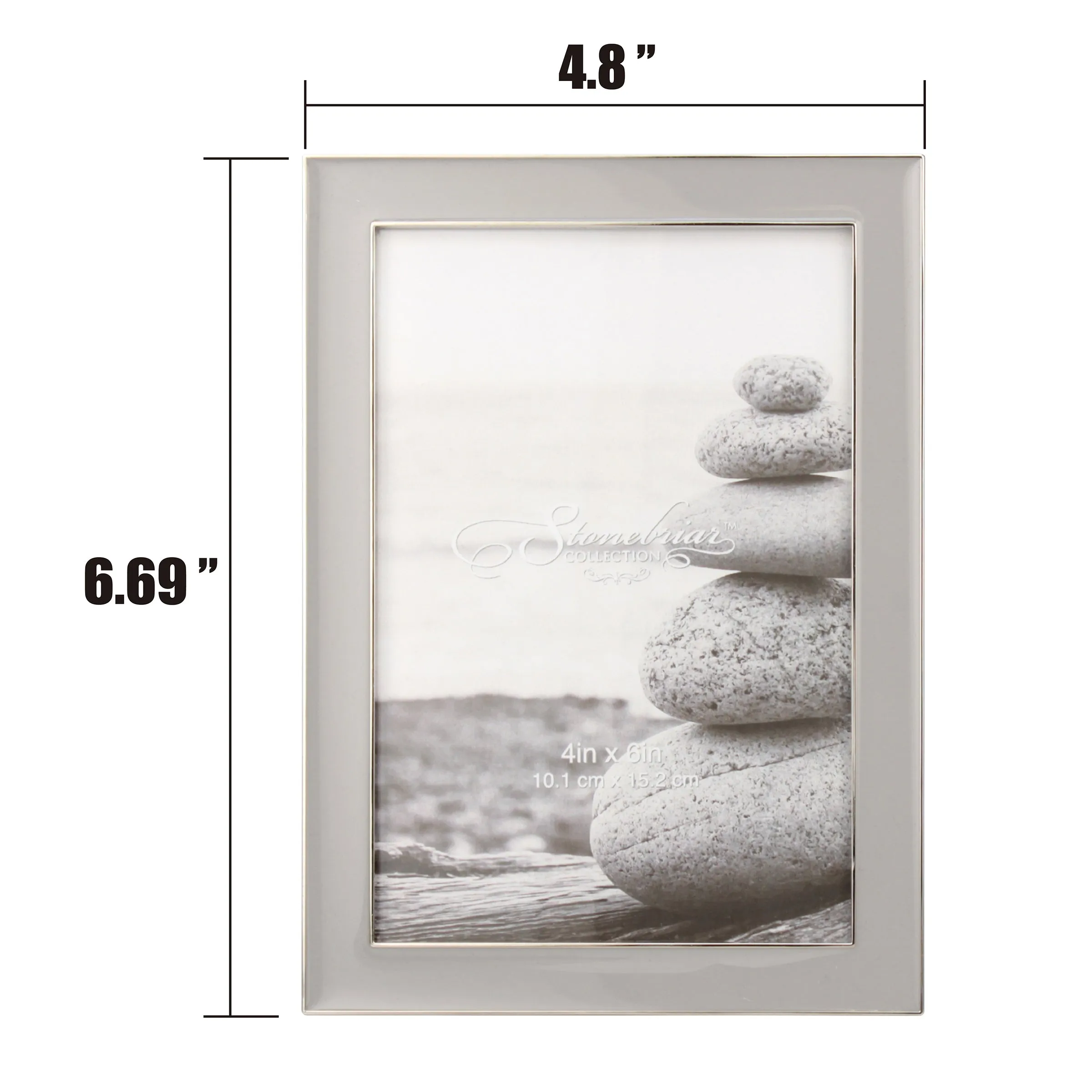 4x6 Epoxy Frame - Sleet