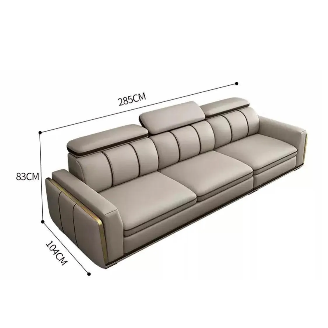 Alonso Leather Sectional Sofa