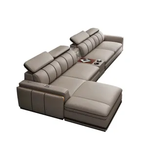 Alonso Leather Sectional Sofa