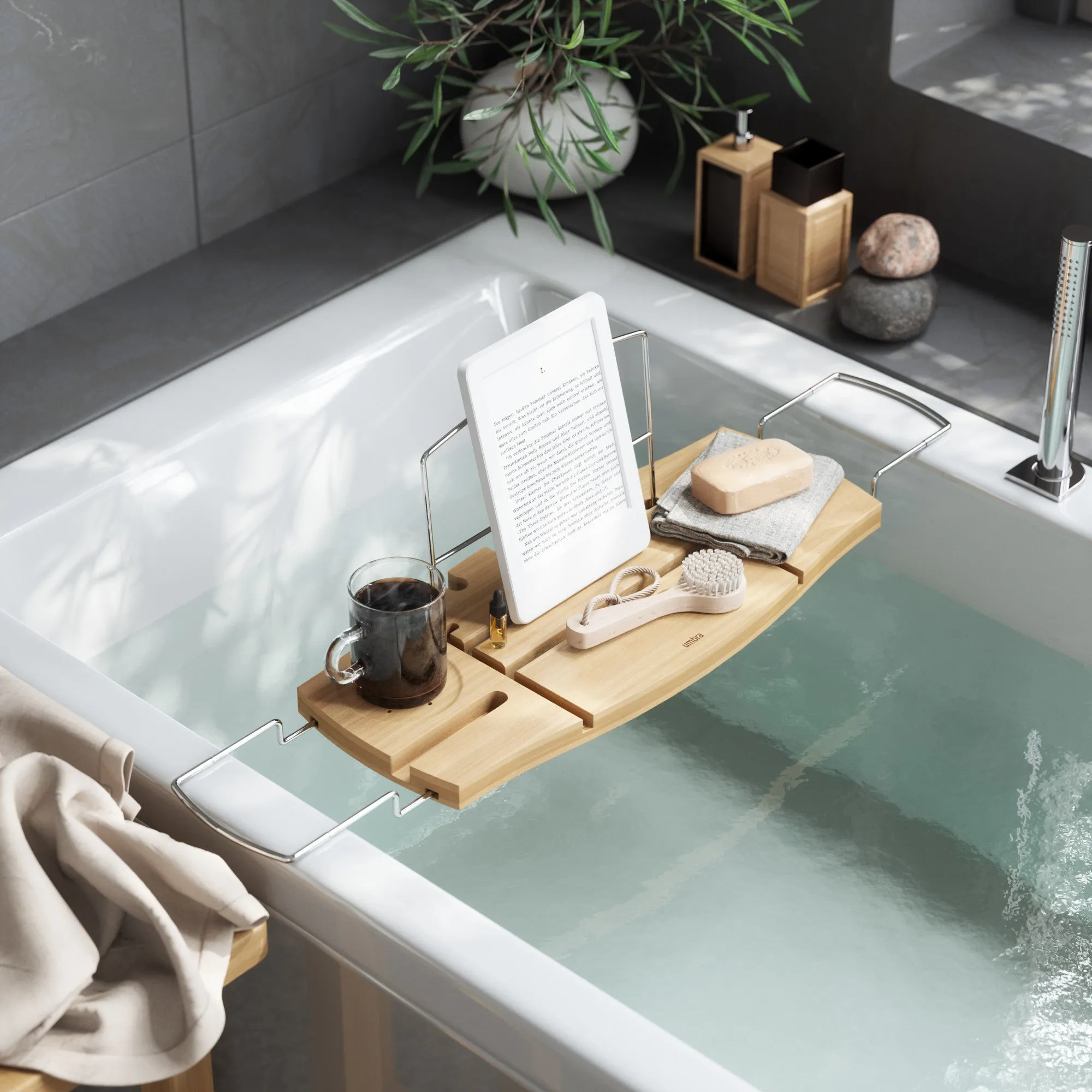 Aquala Bathtub Caddy & Tray