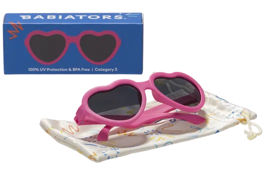 Babiators Original Hearts Paparazzi Pink