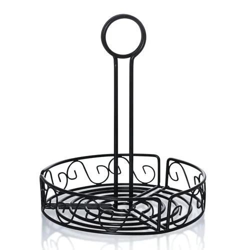 BarConic® Condiment Caddy with Built in Merchandising Ring - Round