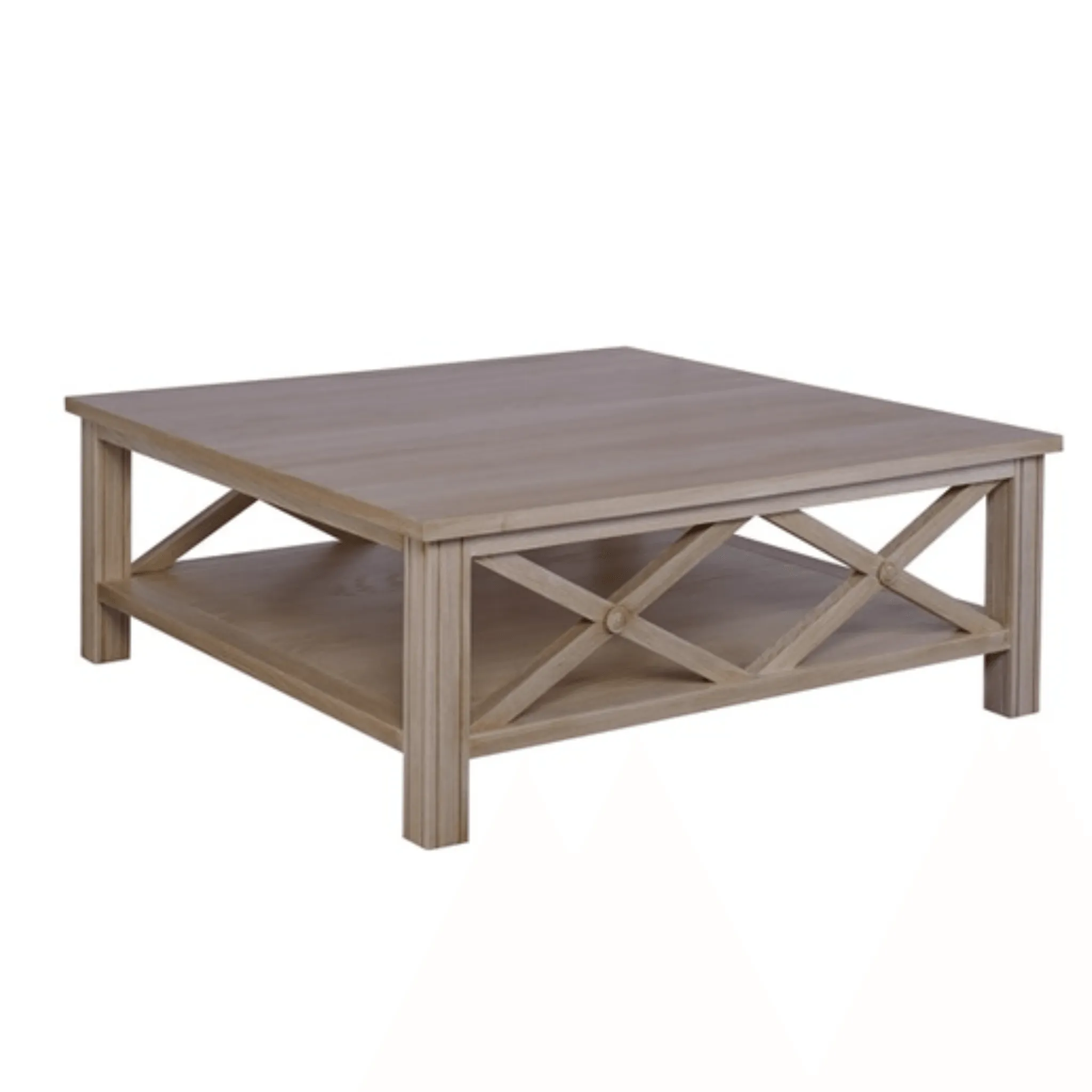 Boxwood Square Wood Top Cocktail Table