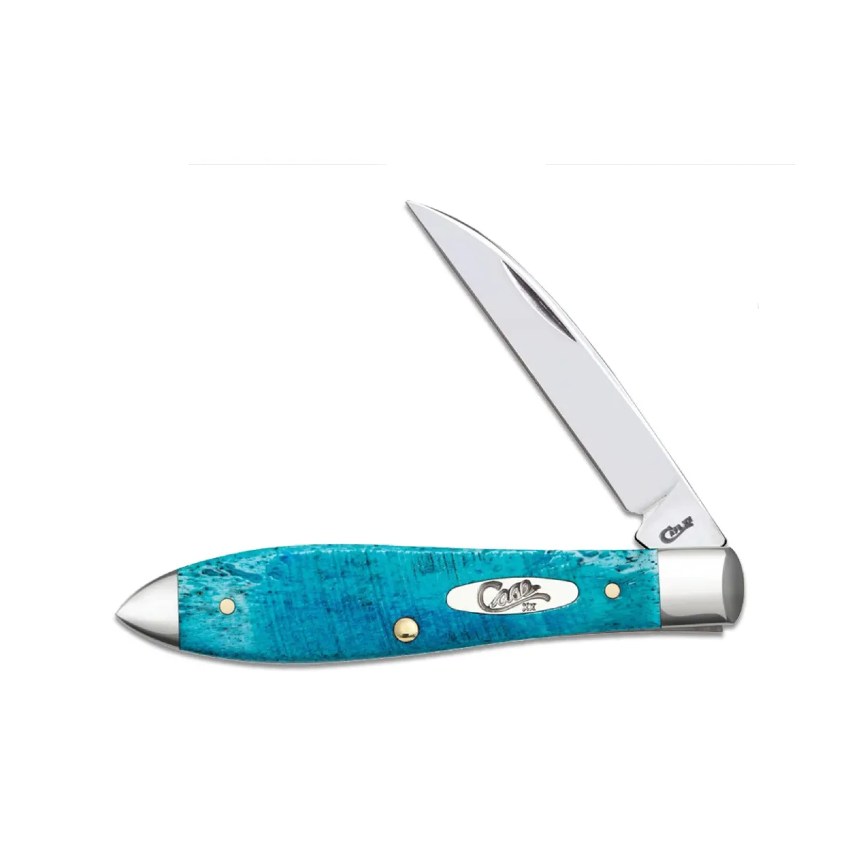 CASE KNIVES TEARDROP CARRIBEAN BLUE BONE