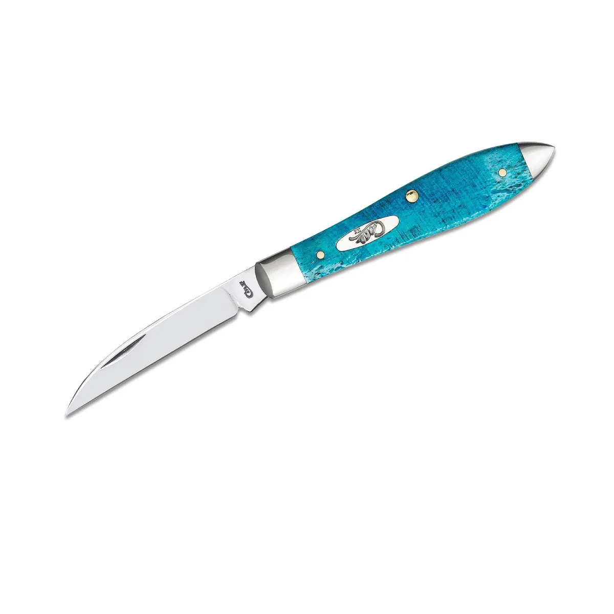 CASE KNIVES TEARDROP CARRIBEAN BLUE BONE