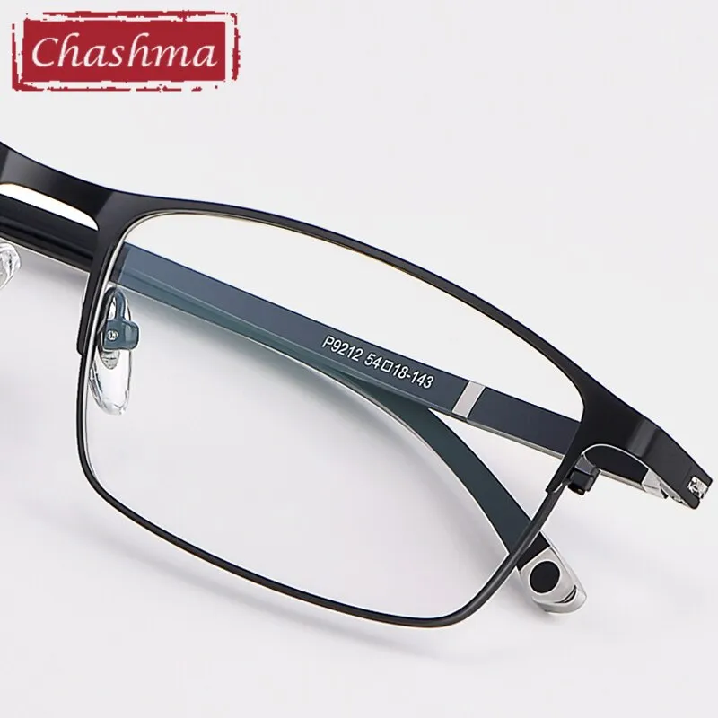 Chashma Men's Full Rim Square Eyeglasses 9211 Tr 90 Alloy