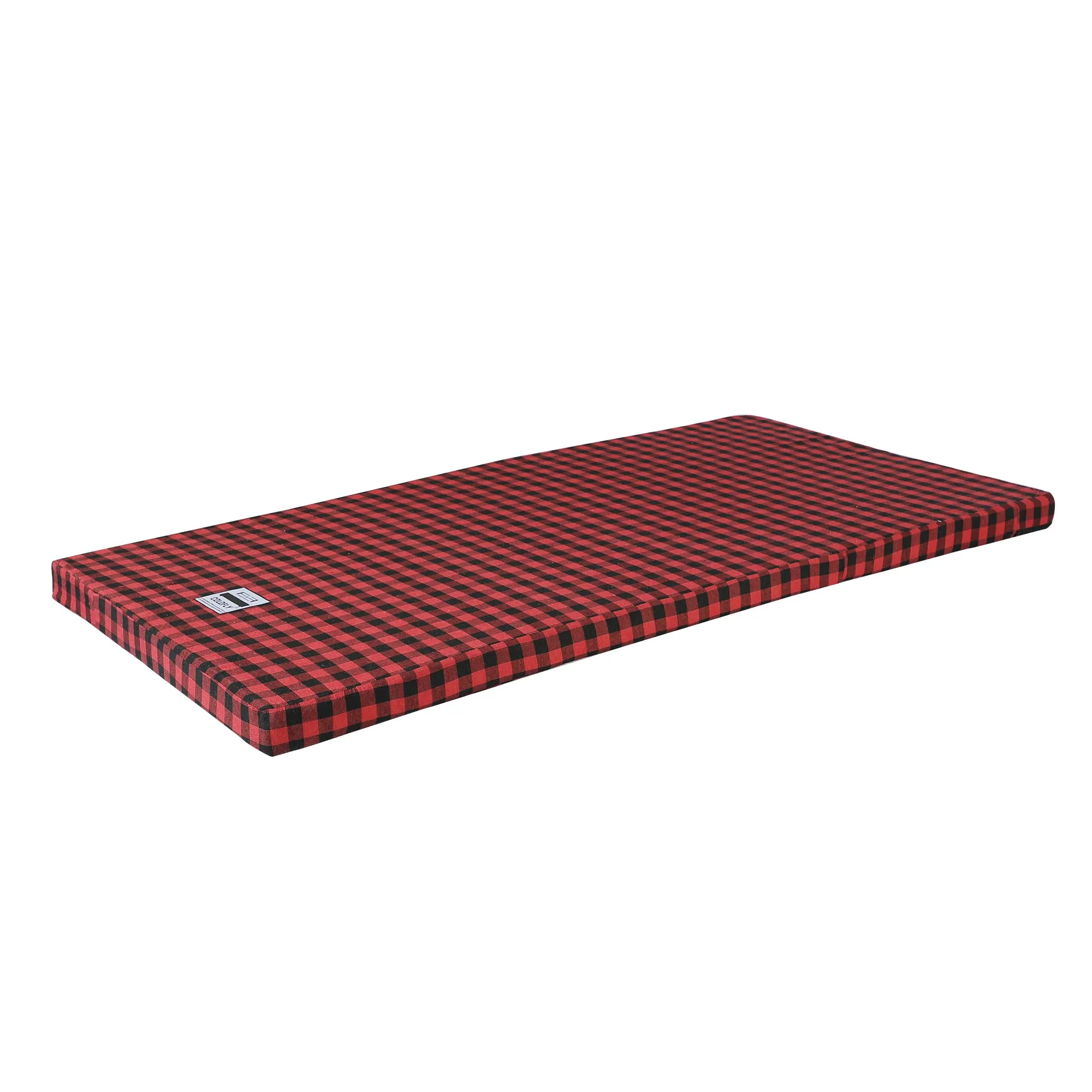 COLOFLY 72x35x3 Inch Pu Foam Single Bed Mattress, Red & Black