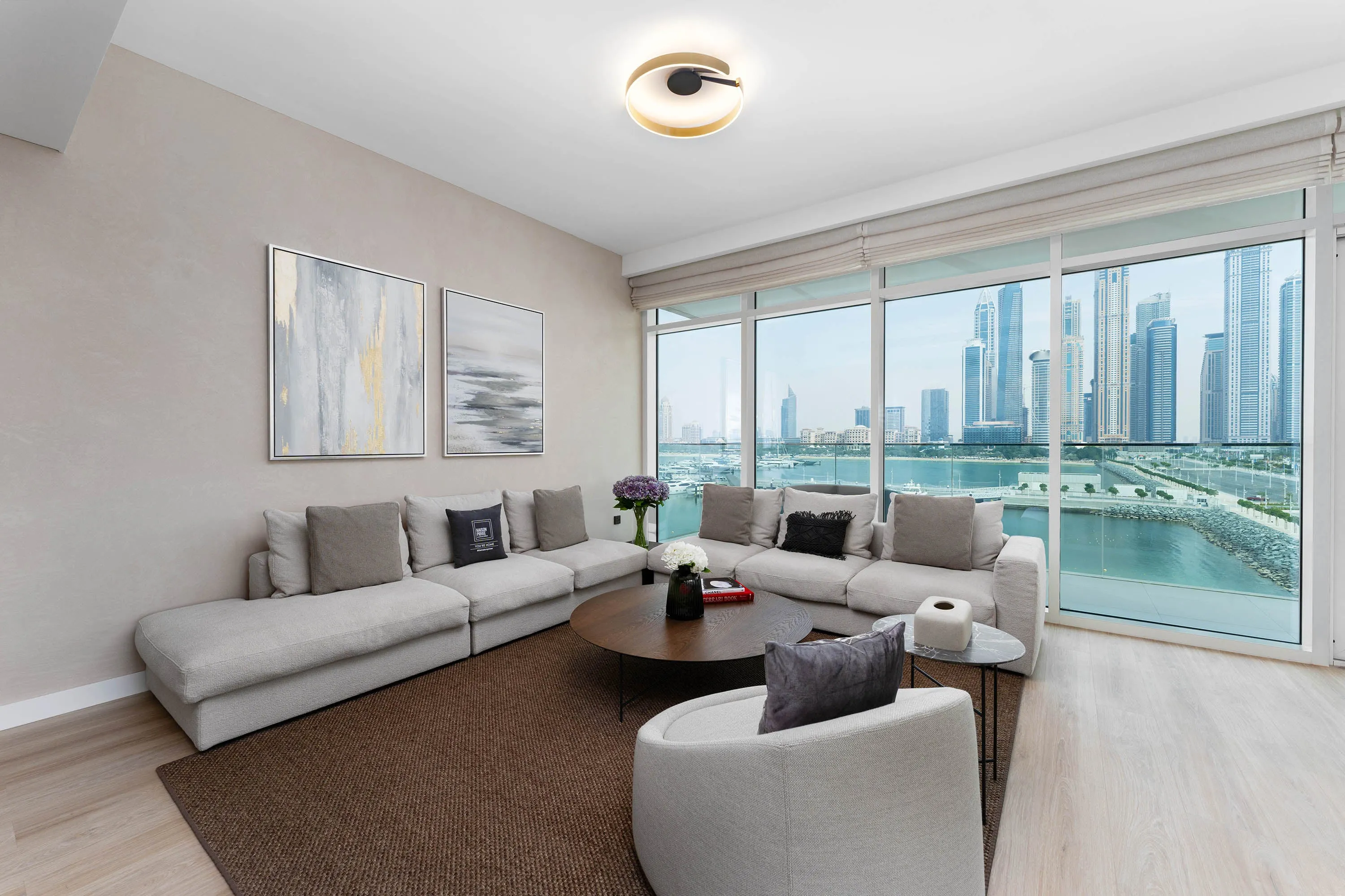 Deluxe 3BR Apt w/ Dubai Marina Vws & Beach Access