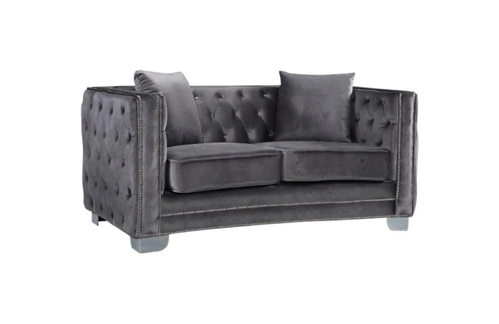 Destry Grey Love Seat