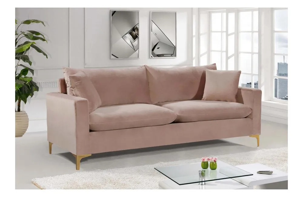 Dottie Gold Pink sofa