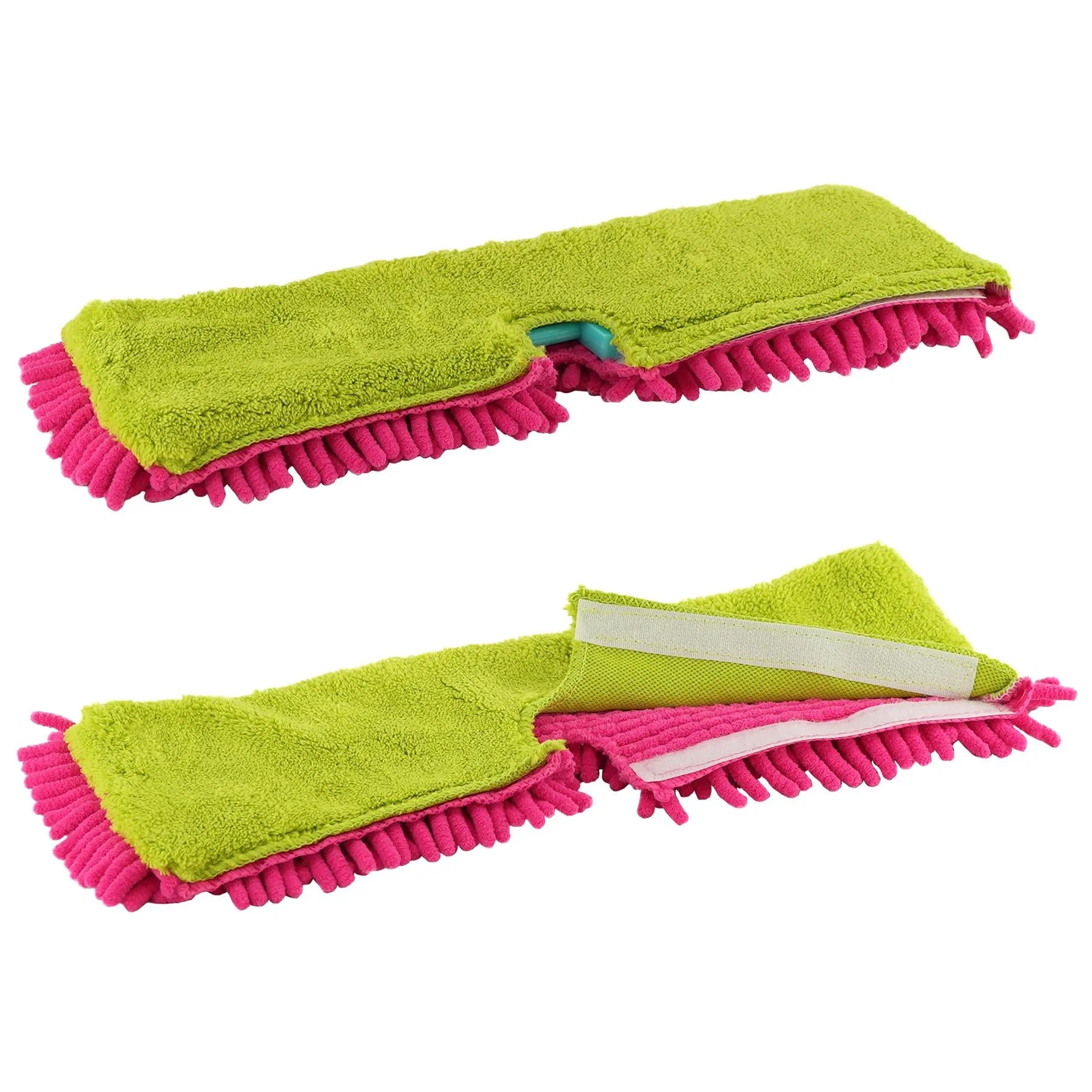 Double-Sided Microfibre Mop   1 FREE Mop Pad Refill