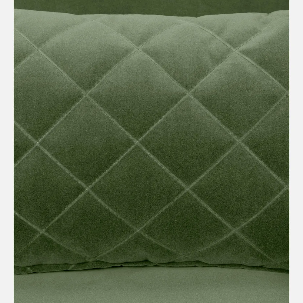 Eden Jade Green Fabric Ottoman