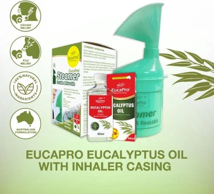 Eucapro Eucalyptus Oil with Inhaler 60ml