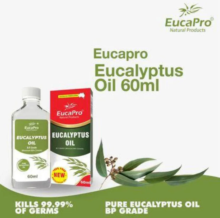 Eucapro Eucalyptus Oil with Inhaler 60ml