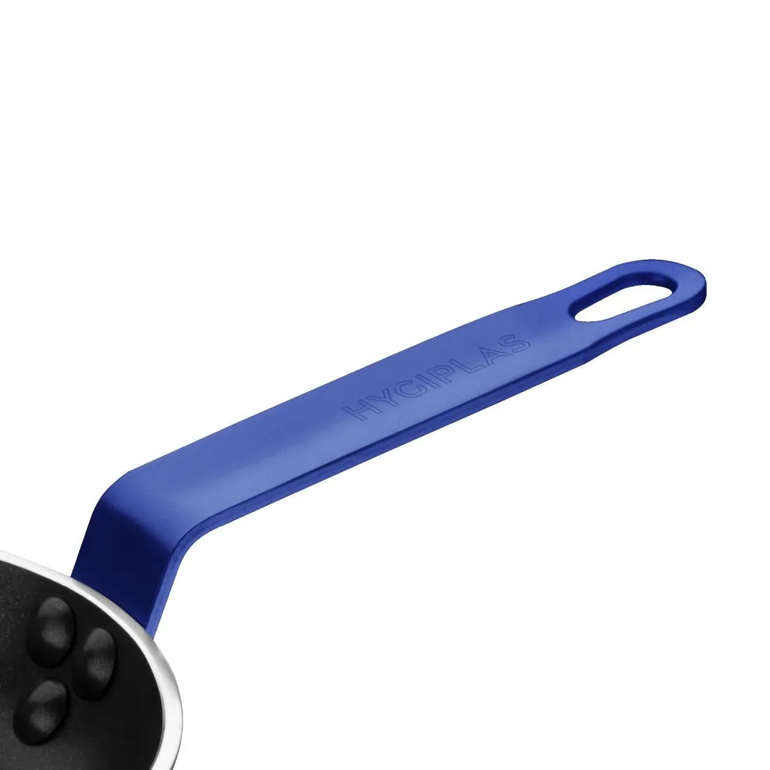 FX134 Hygiplas Non-Stick Teflon Aluminium Platinum Plus Frying Pan with Blue Handle 200mm