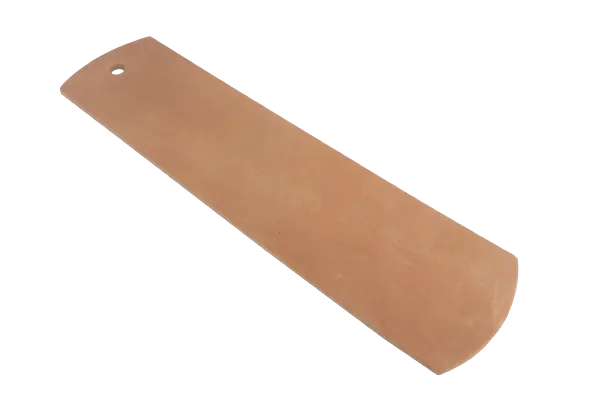 Genuine Horse Butt Leather Strop with and without 1.2oz Chromium Oxide 0.5 Micron Polishing Compound Bar (DCE)