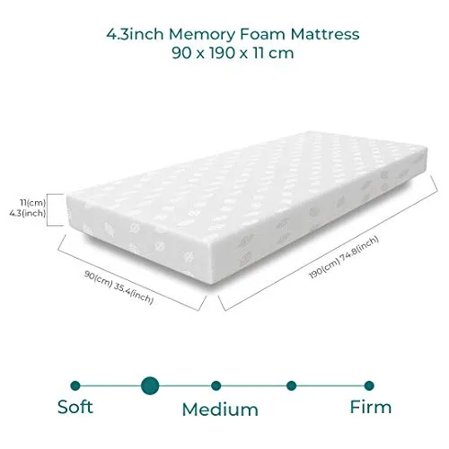 Good Nite Single Mattress Memory Foam Medium (New)