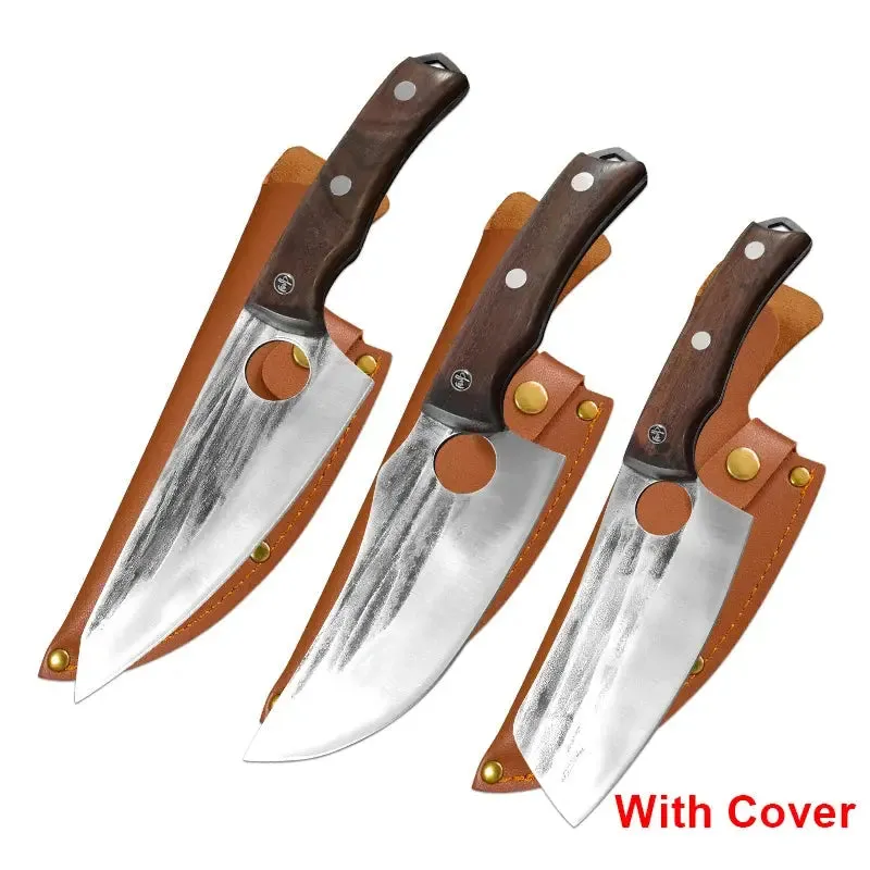 Handmade Forged Stainless Steel Chef Boning Knife Outdoor Hunting Fishing Cleaver Butcher Knife High-Quality Tools for Kitchen