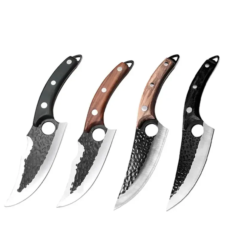 Handmade Forged Stainless Steel Chef Boning Knife Outdoor Hunting Fishing Cleaver Butcher Knife High-Quality Tools for Kitchen