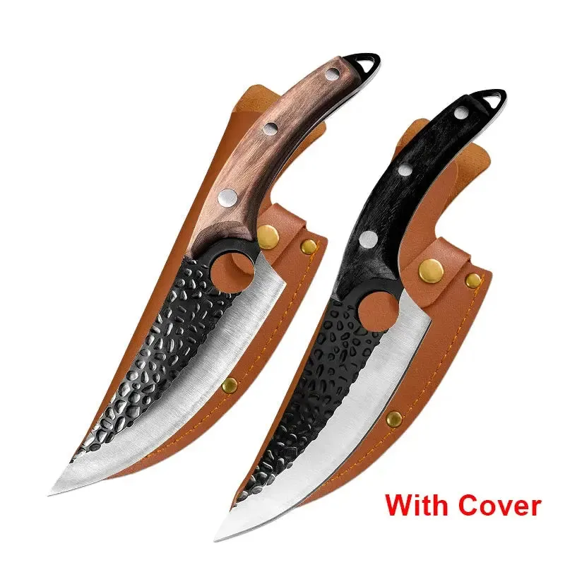 Handmade Forged Stainless Steel Chef Boning Knife Outdoor Hunting Fishing Cleaver Butcher Knife High-Quality Tools for Kitchen