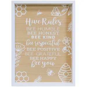 Hive Rules Sign