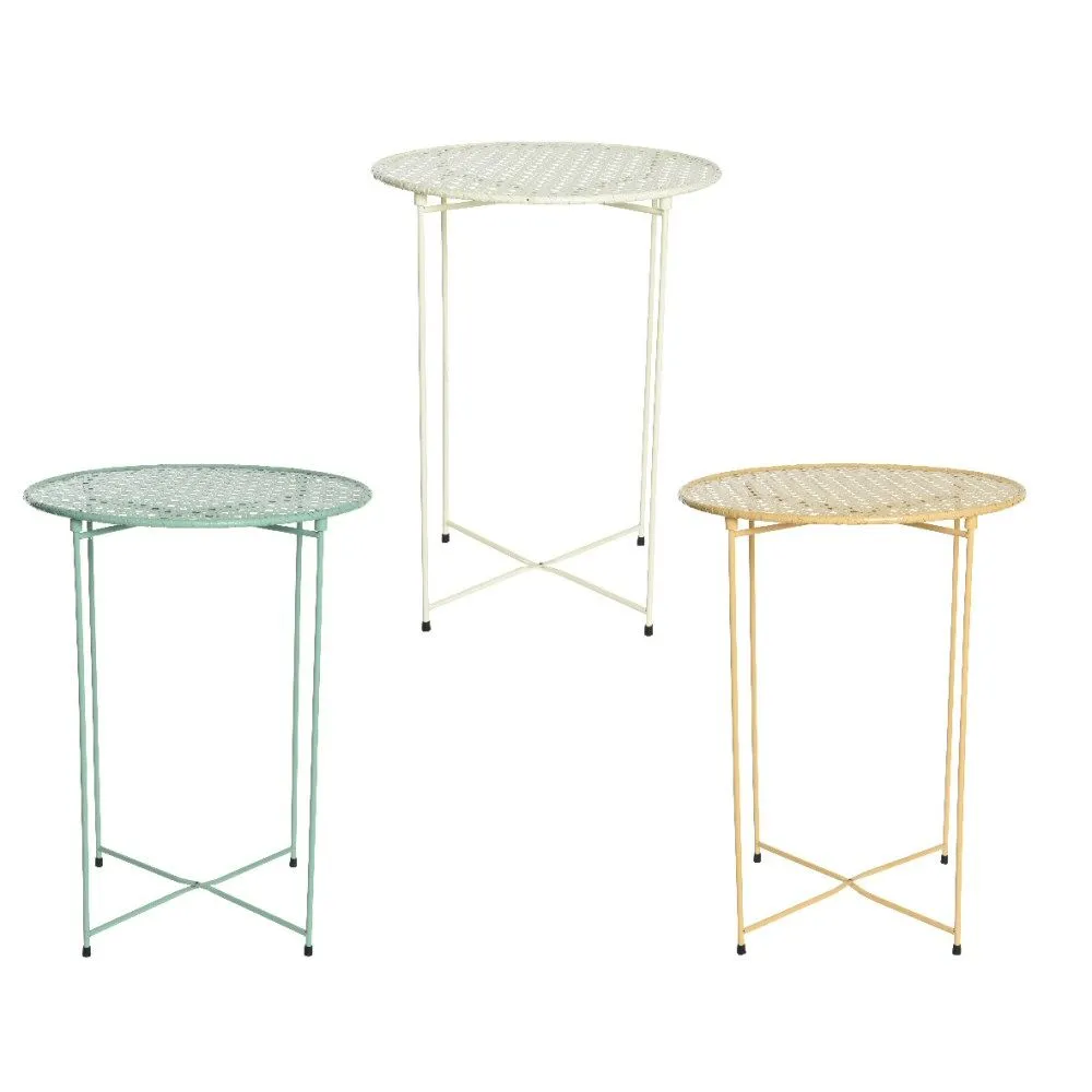 Kaemingk 62cm Iron Indoor Side Table (Choice of 3)