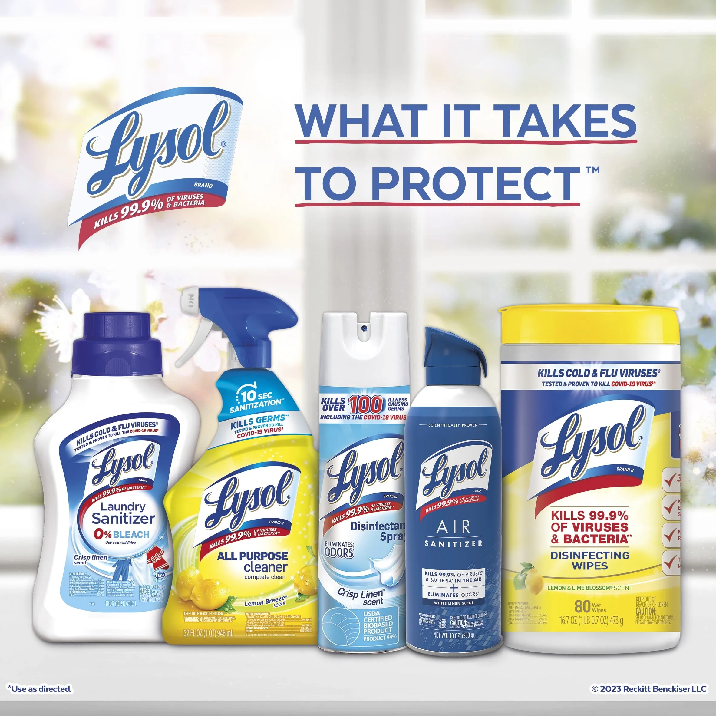 Lysol Fabric Disinfectant, 15oz, Tested and Proven to Kill COVID-19 Virus, Packaging May Vary