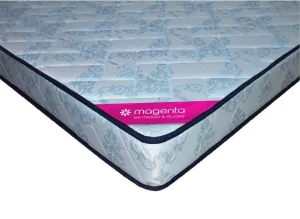 magenta Queen Size 5 Inch Sleeping Mattress for Bed Breathable HR Memory Foam Lightweight Material Feel Relax Rollable Mattress in Blue Color - (78X60X5)