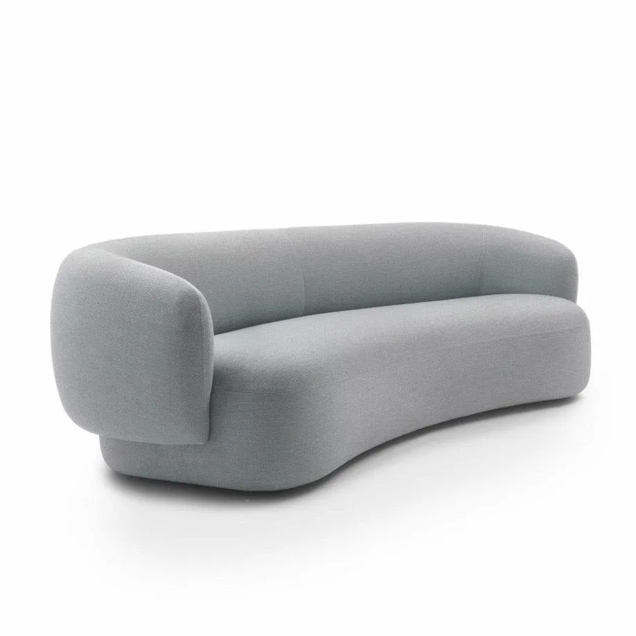 Megan Performance Boucle Curve Sofa