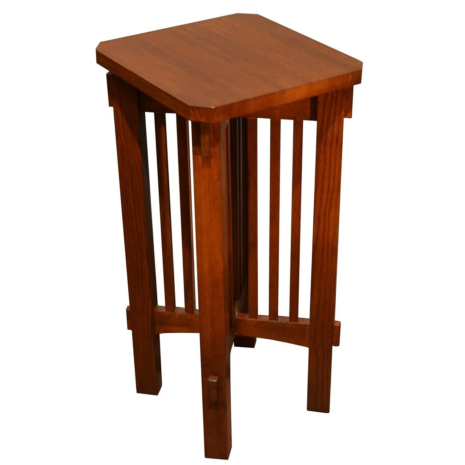 Mission Spindle Side Table / Plant Stand