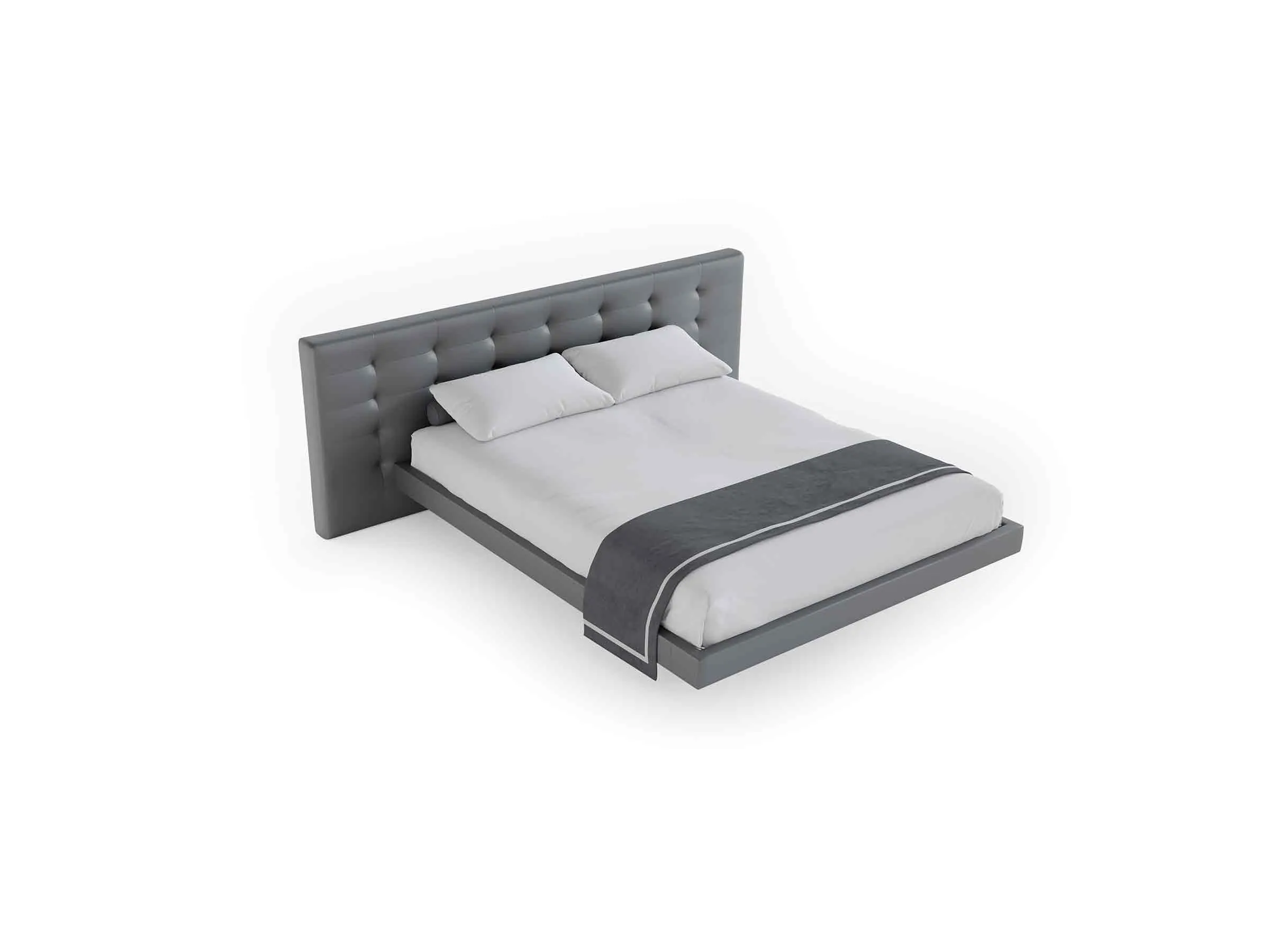 Monno Slim Bed - Upholstered