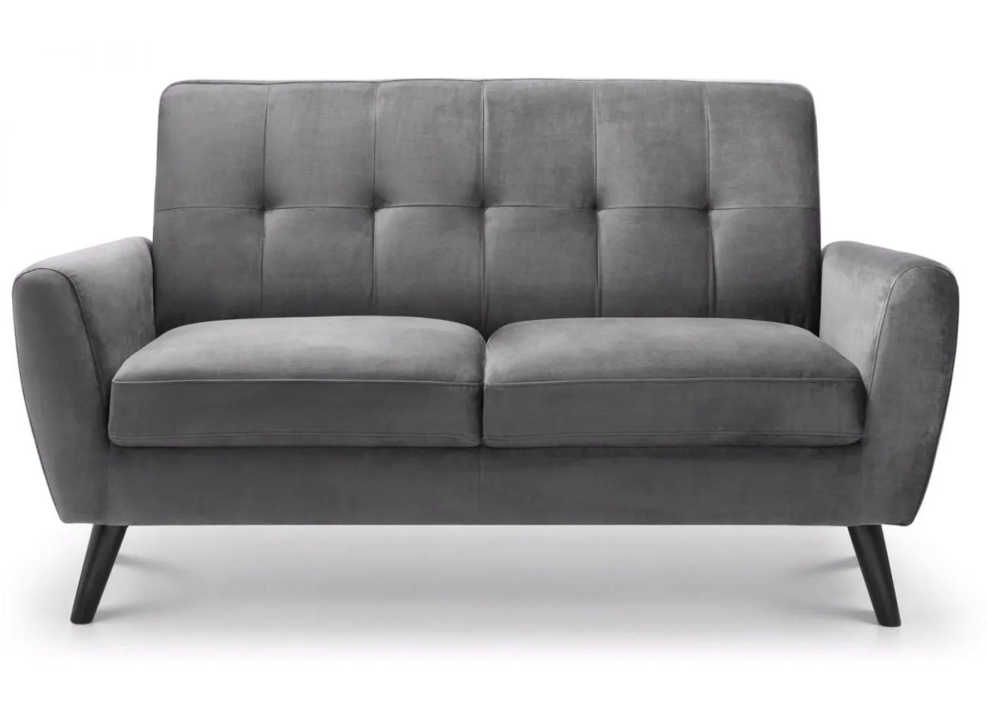 Monza Grey Velvet Sofa Range by Julian Bowen