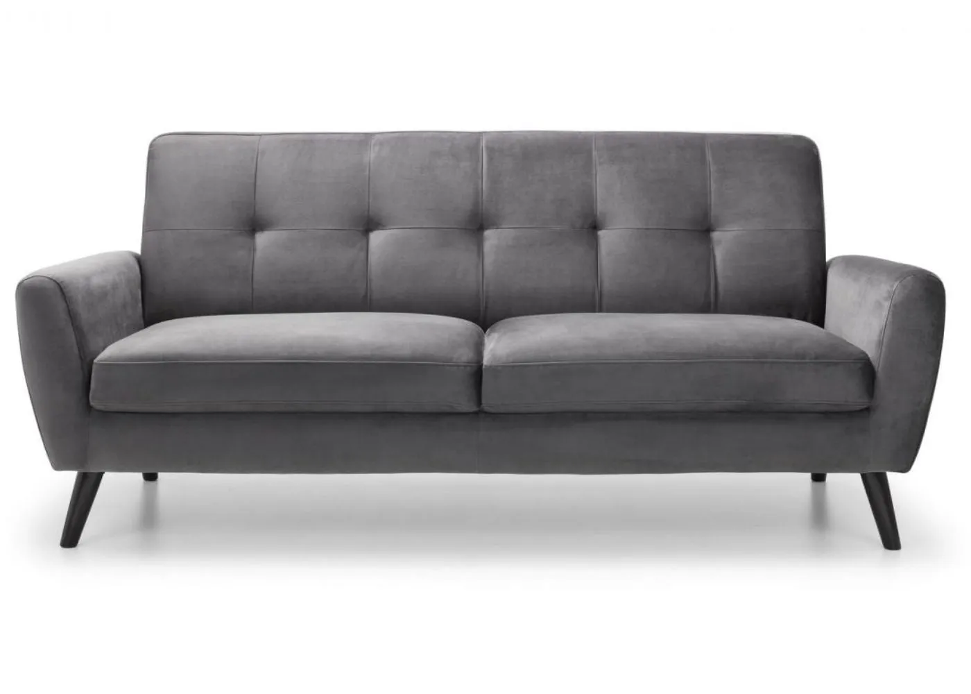 Monza Grey Velvet Sofa Range by Julian Bowen