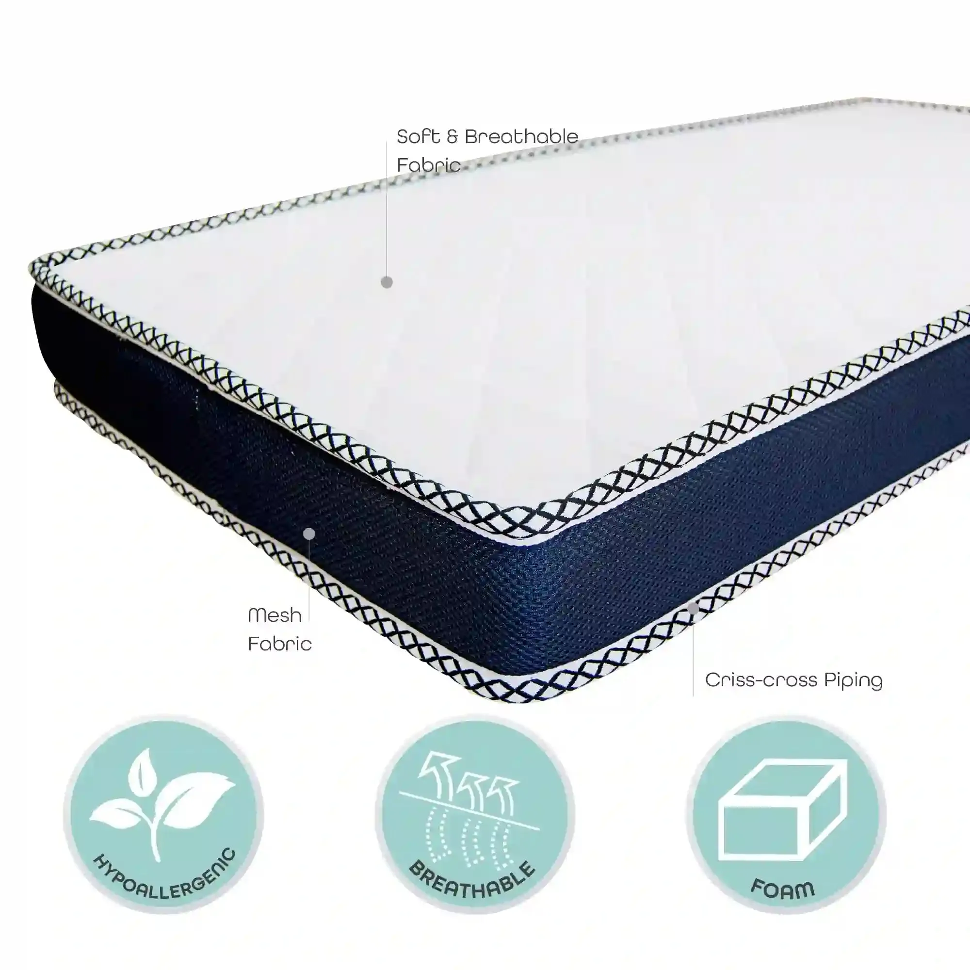 Moon Kids Mattresses (120 x 60 x 10 cm)