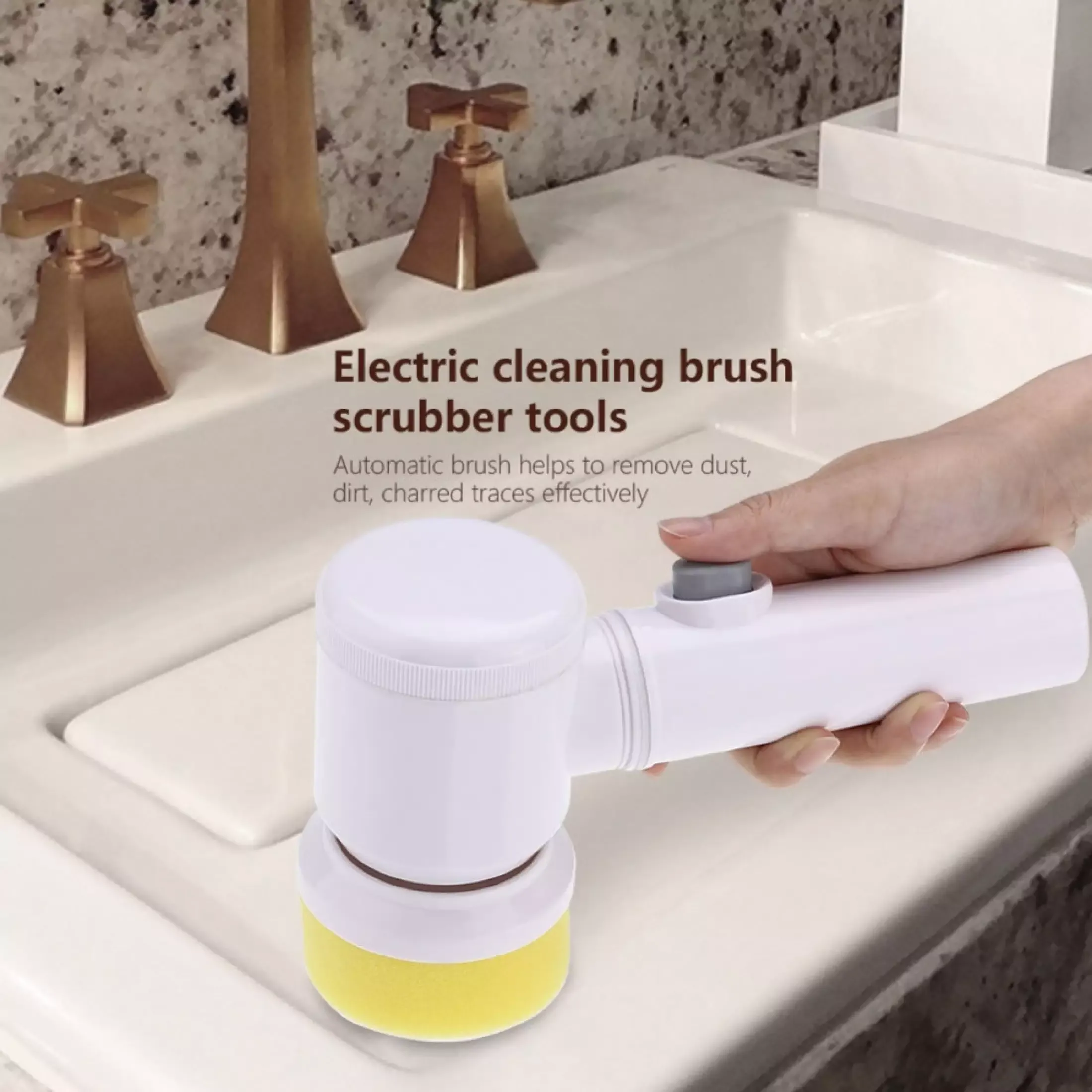 **(Net)** 5 In 1 Multifunctional Electric Magic Cleaning Brush / 100988 / KC23-270 / KN-295