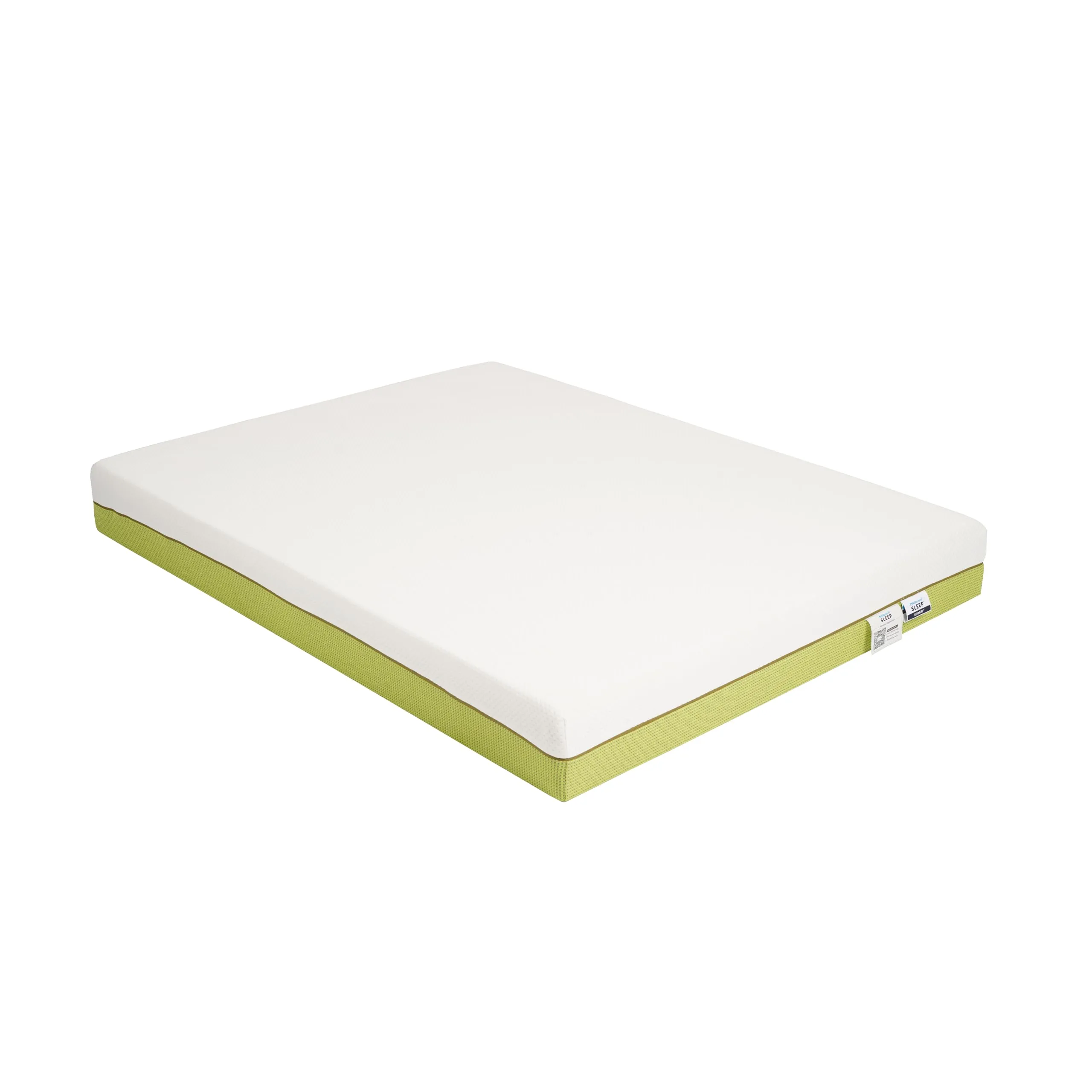 Nilkamal SLEEP ECOAIR™ 100% Natural Latex Foam Mattress, Cool Tencel Fabric, Ideal Softness-to-Support Ratio (Queen, 72X60X8, White & Green)