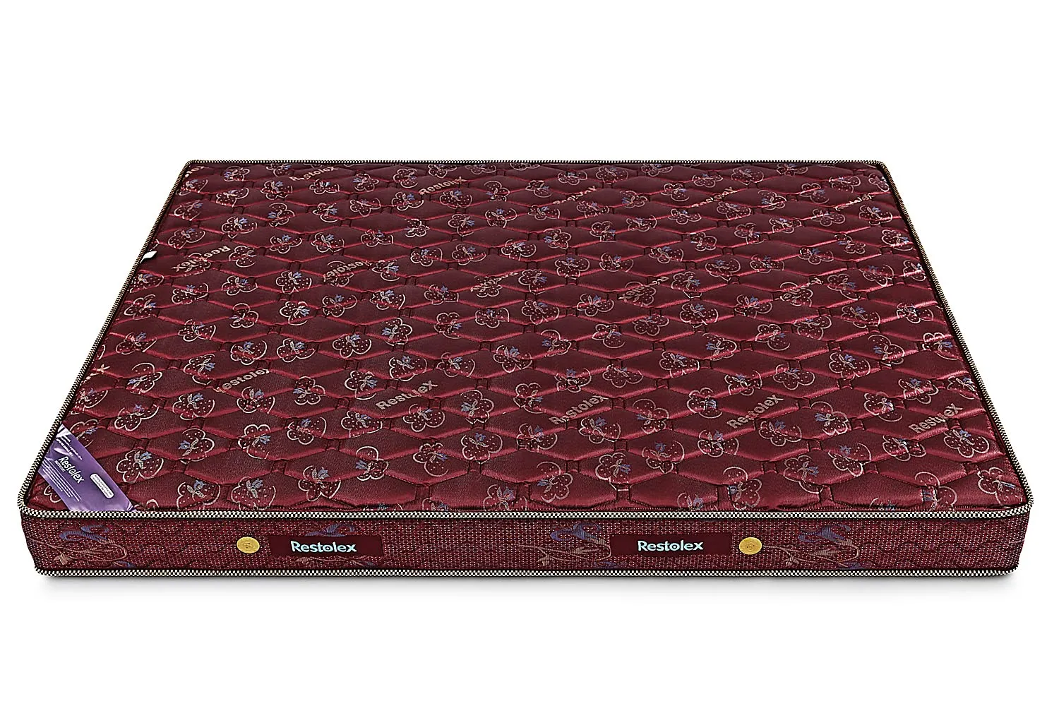 Restolex Nirvana -Supportive Spring - Bonnel Mattress-Maroon-78 X 30 X 6