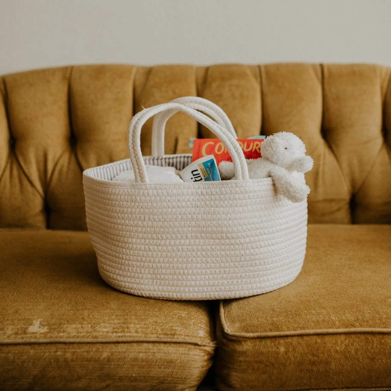 Rope Diaper Caddy