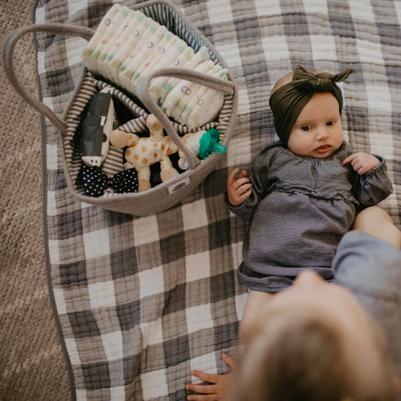 Rope Diaper Caddy