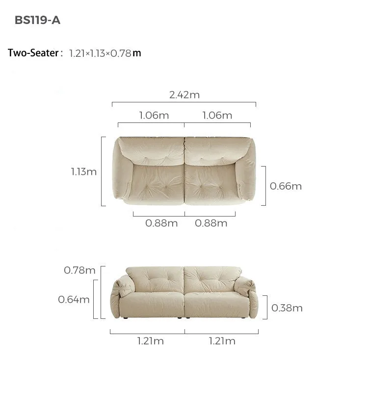 Scratch-Resistant Cloud-like Sofa