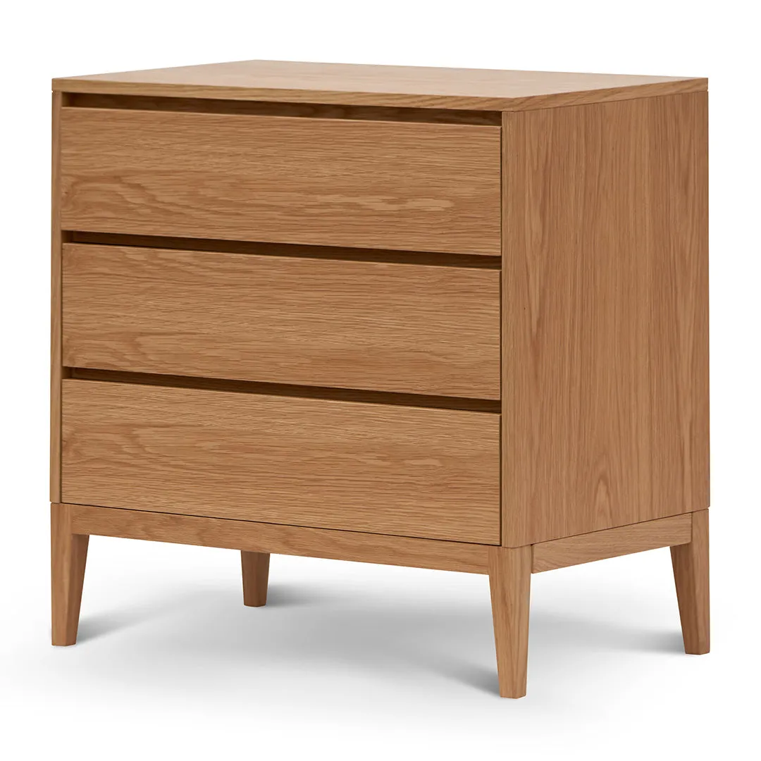 Socorro 3 Drawers Dresser Unit - Natural Oak