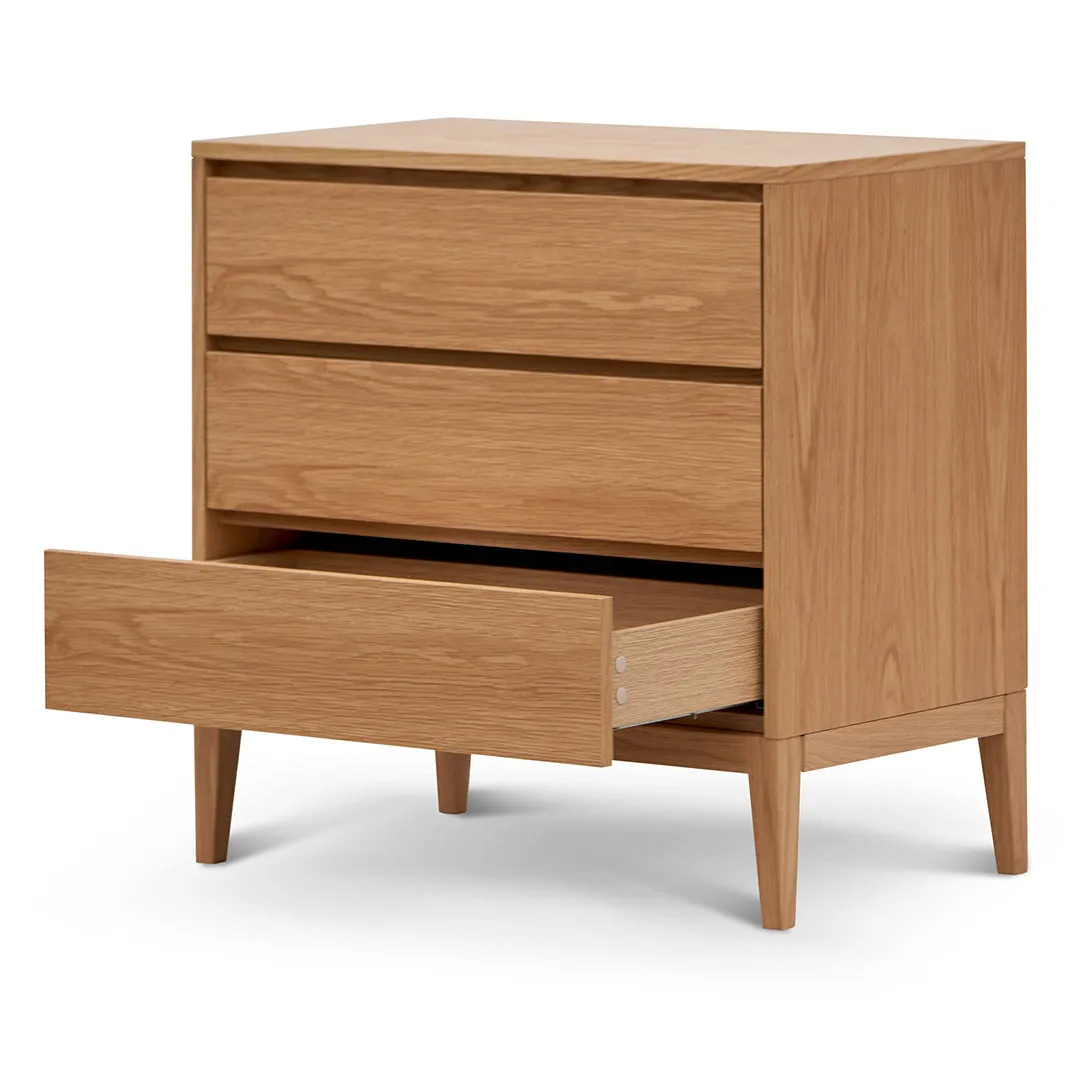 Socorro 3 Drawers Dresser Unit - Natural Oak