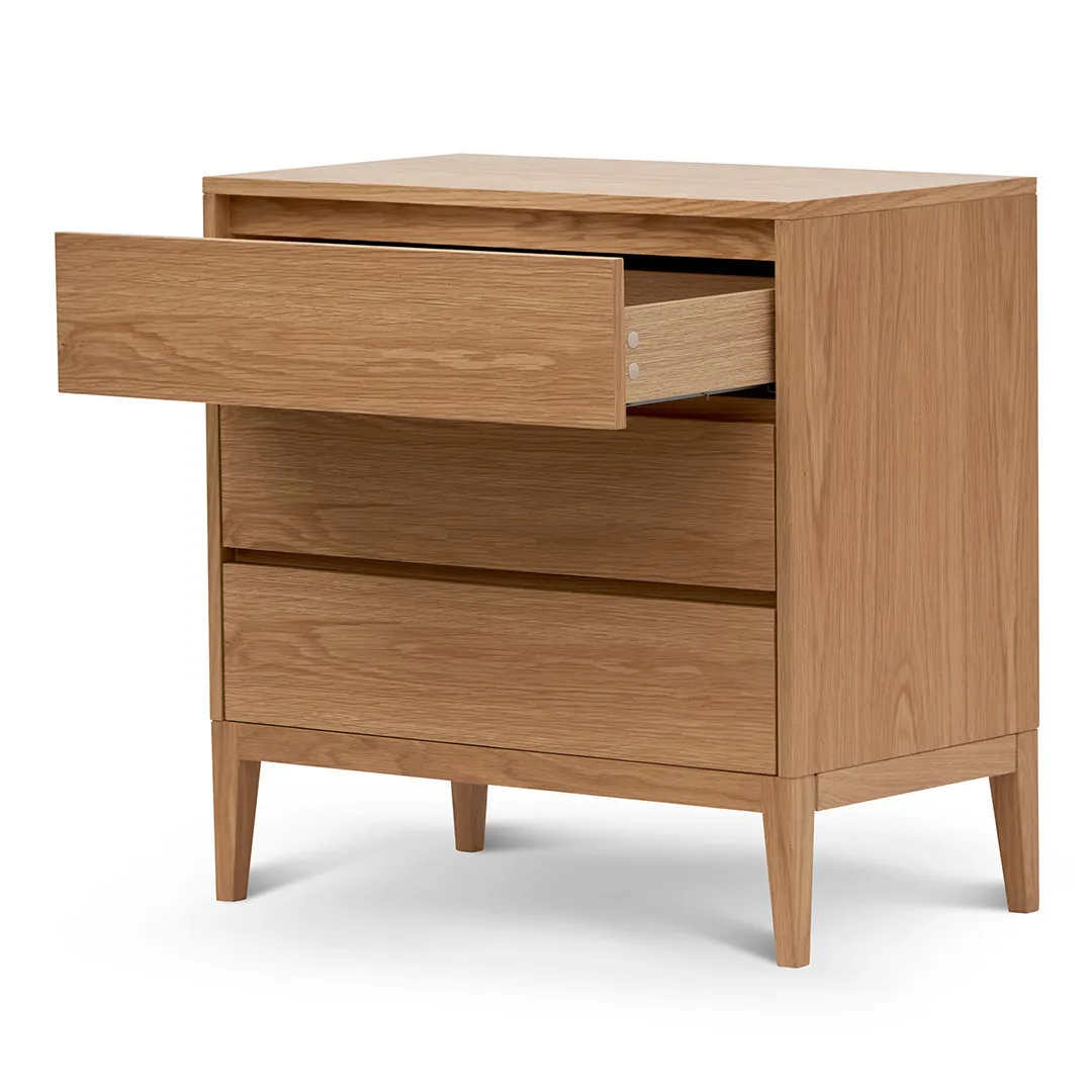 Socorro 3 Drawers Dresser Unit - Natural Oak