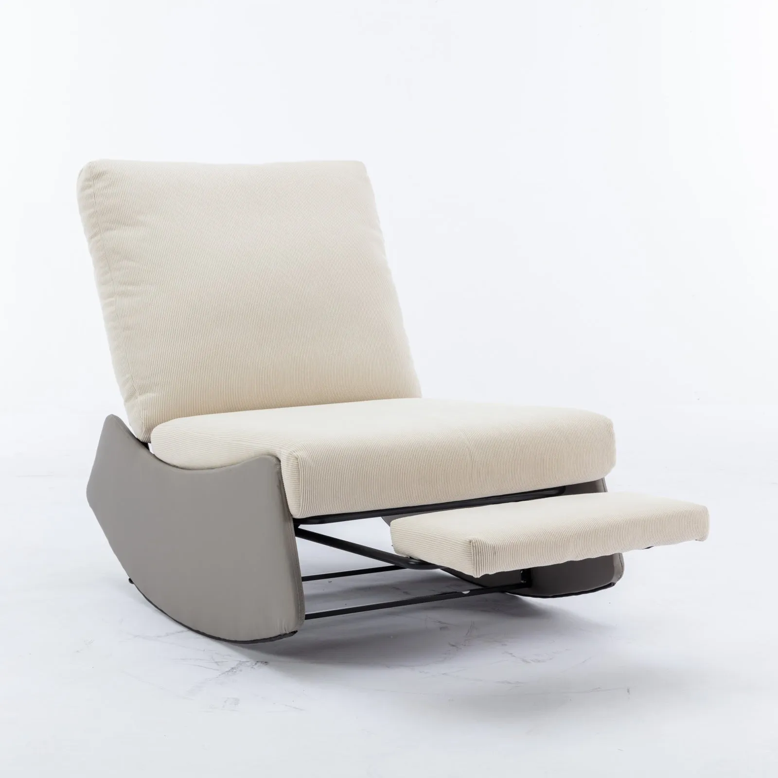 Stella Modern Rocking Chair Recliner - Gray Beige