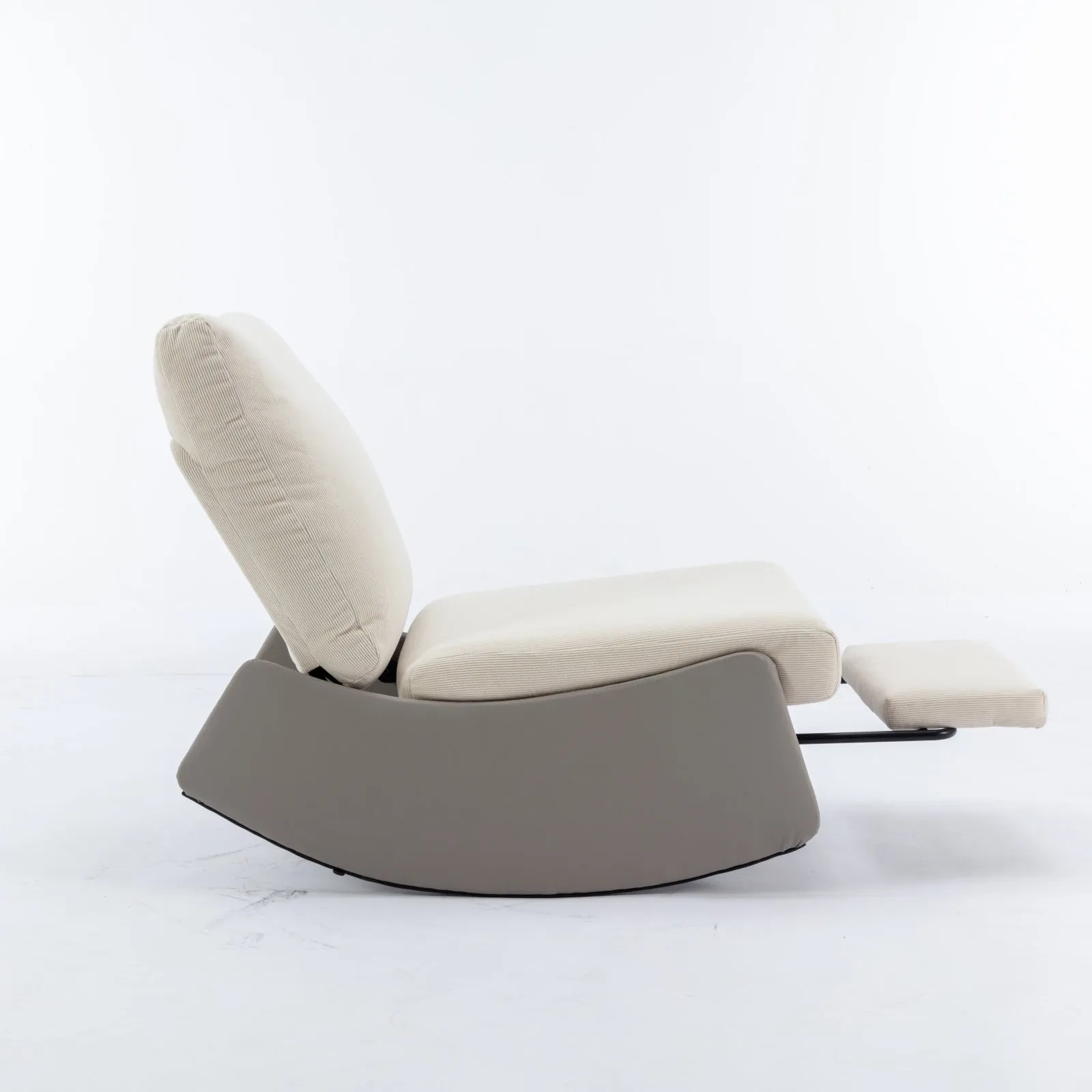 Stella Modern Rocking Chair Recliner - Gray Beige